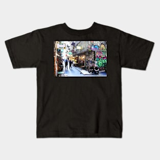 Degraves Street, Melbourne Kids T-Shirt